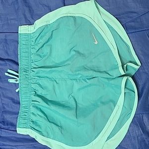 Nike Dri-Fit Running Shorts - Mint (Size Small)